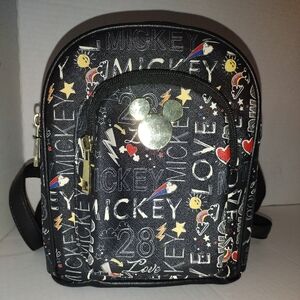 Mickey Mouse Black Mini Backpack